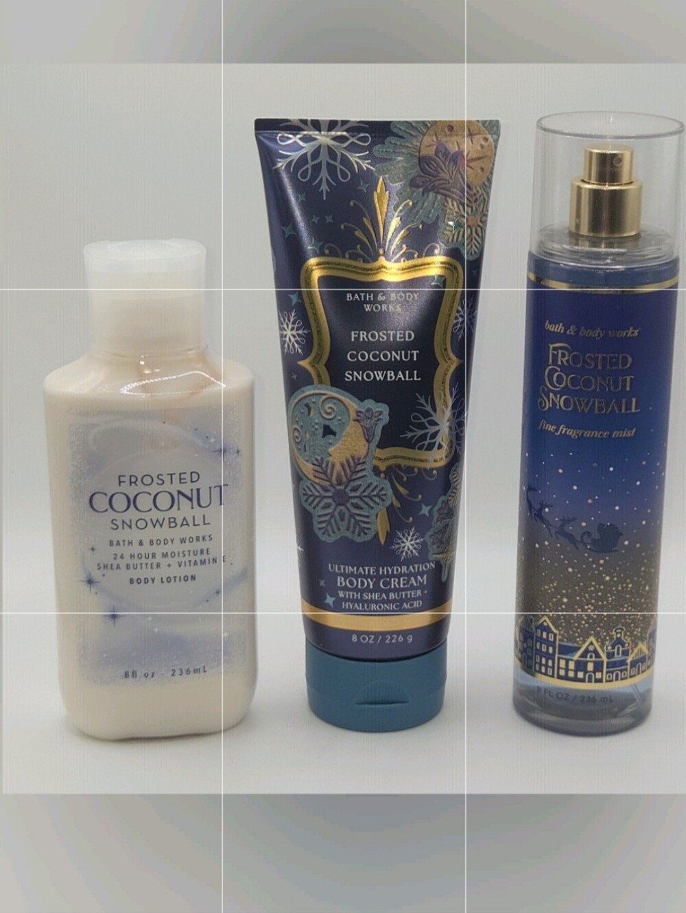 Bath & Body Works Frosted Coconut Snowball Set